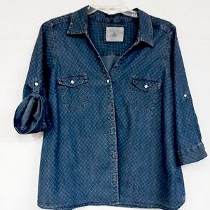 Sonoma Denium Looking Top 2X